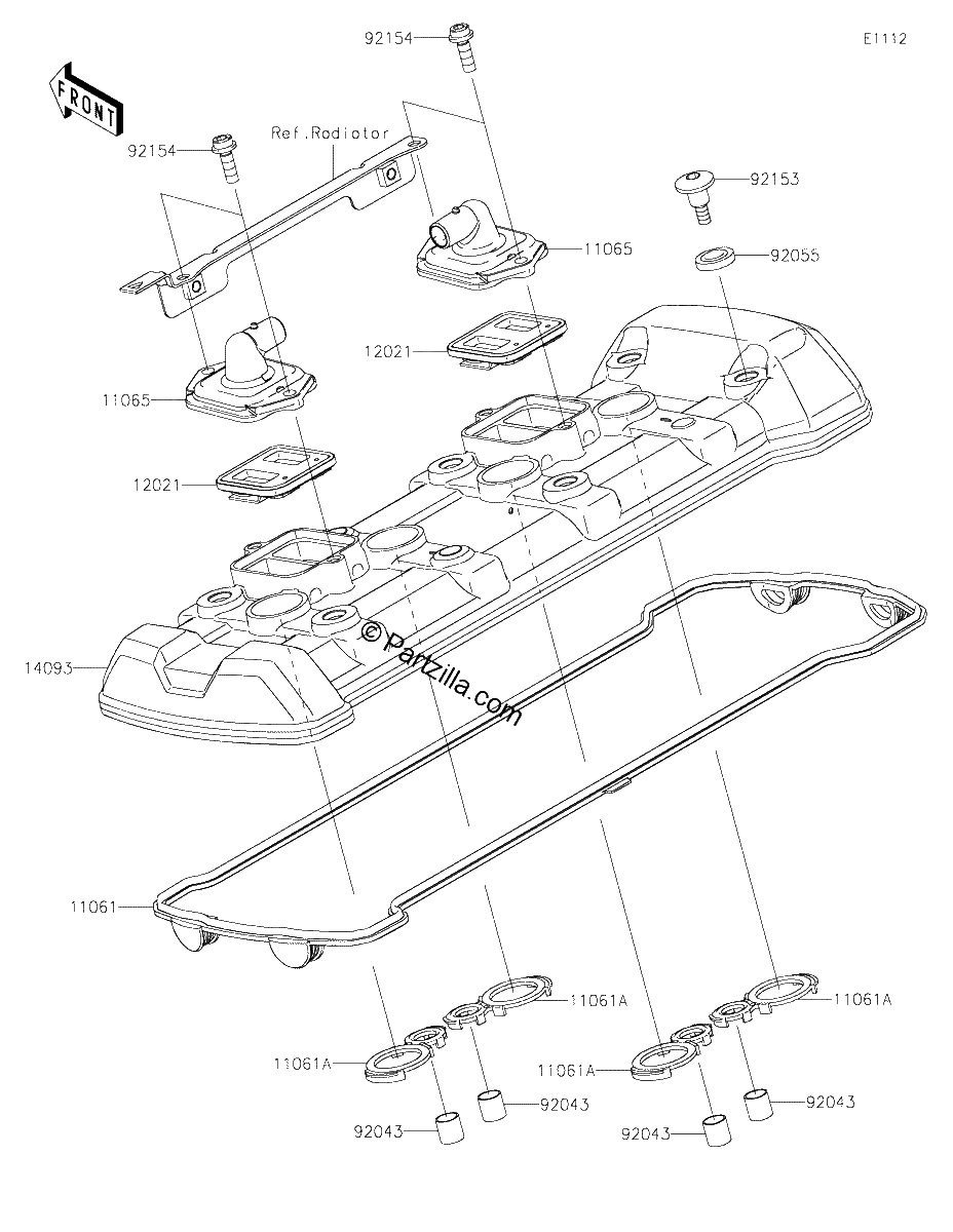 Diagrama de CYLINDER HEAD COVER