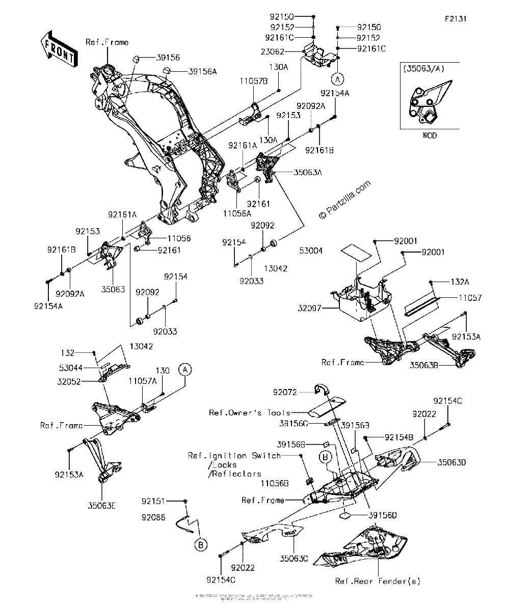 Diagrama de FRAME FITTINGS 1 2