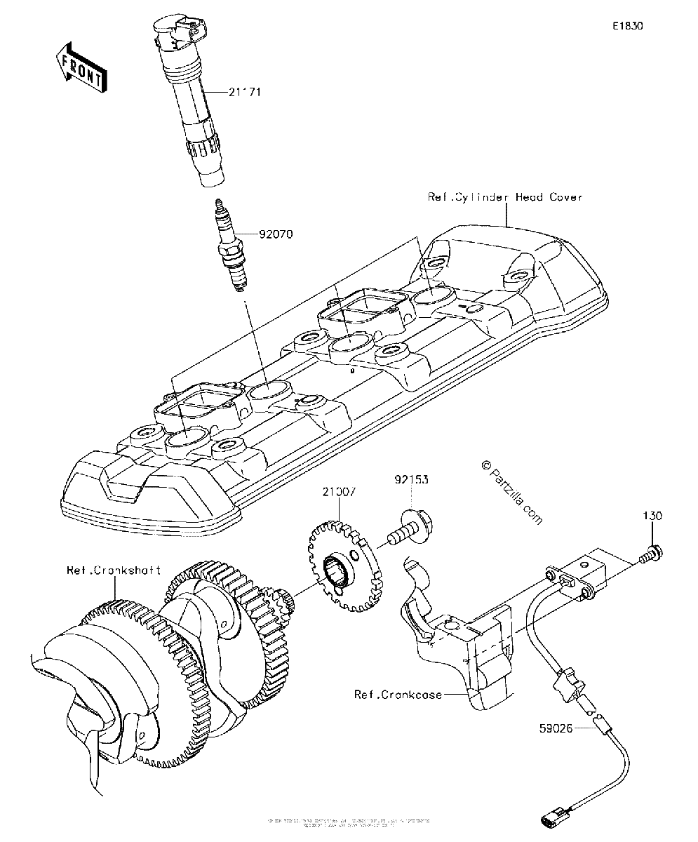 Diagrama de IGNITION SYSTEM