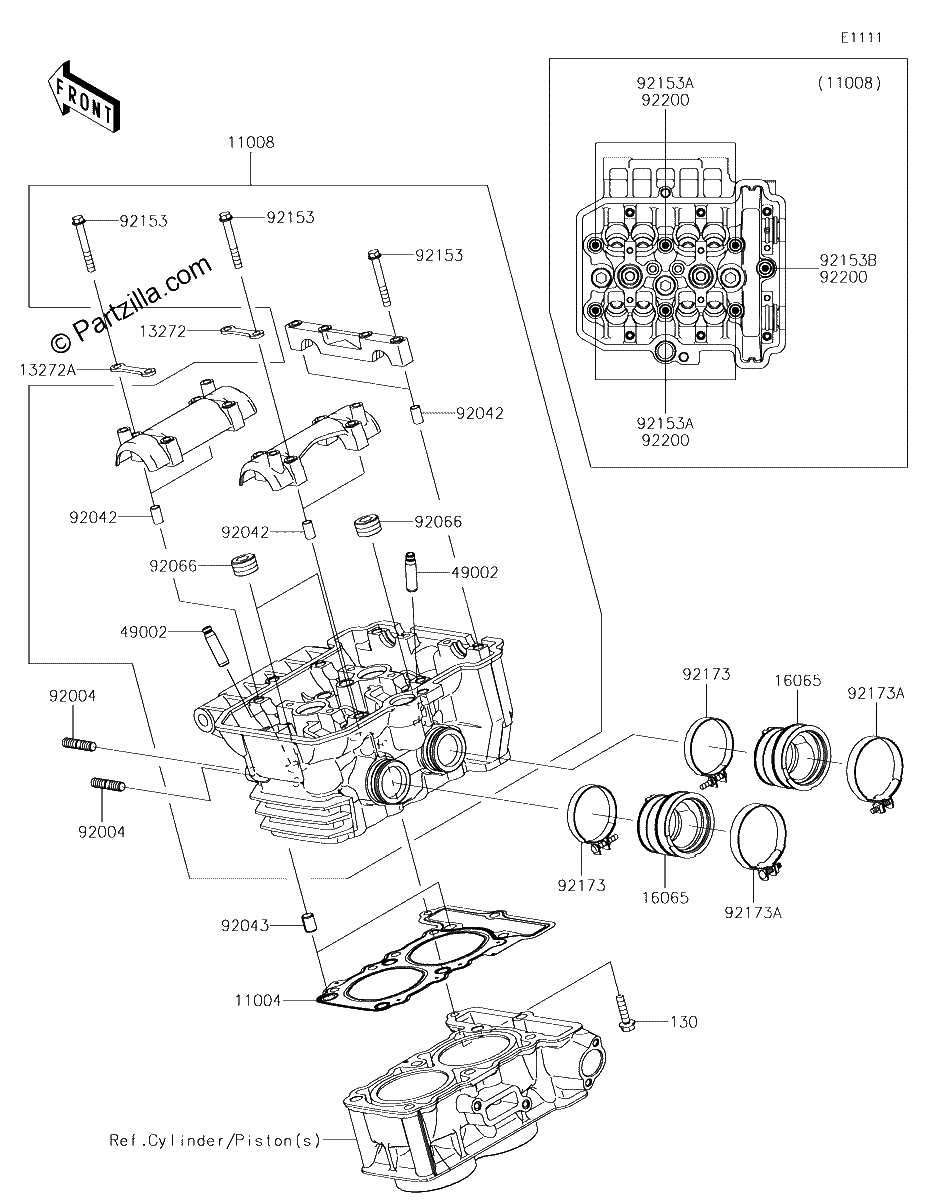 Diagrama de CYLINDER HEAD