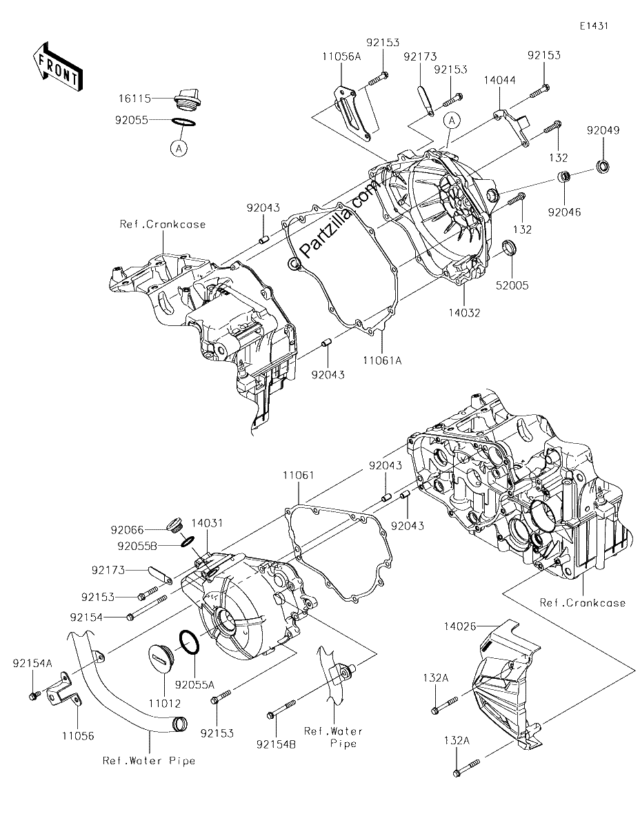 Diagrama de ENGINE COVER S