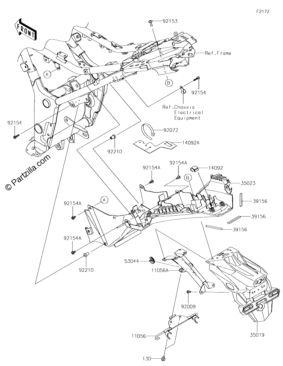 Diagrama de REAR FENDER S