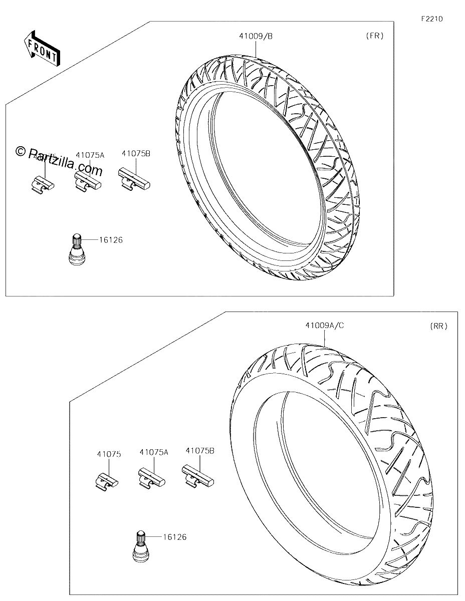 Diagrama de TIRES BGF BHFA