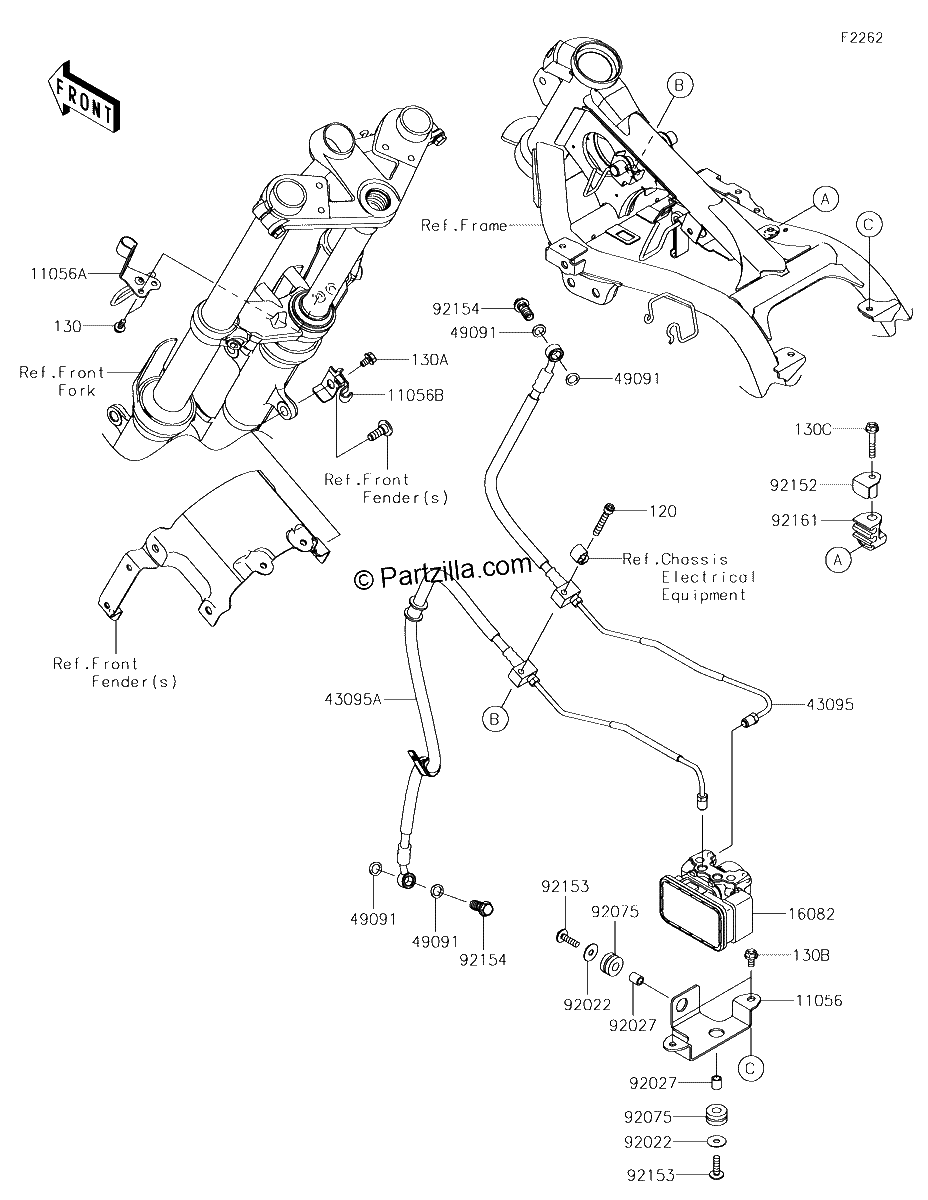 Diagrama de BRAKE PIPING