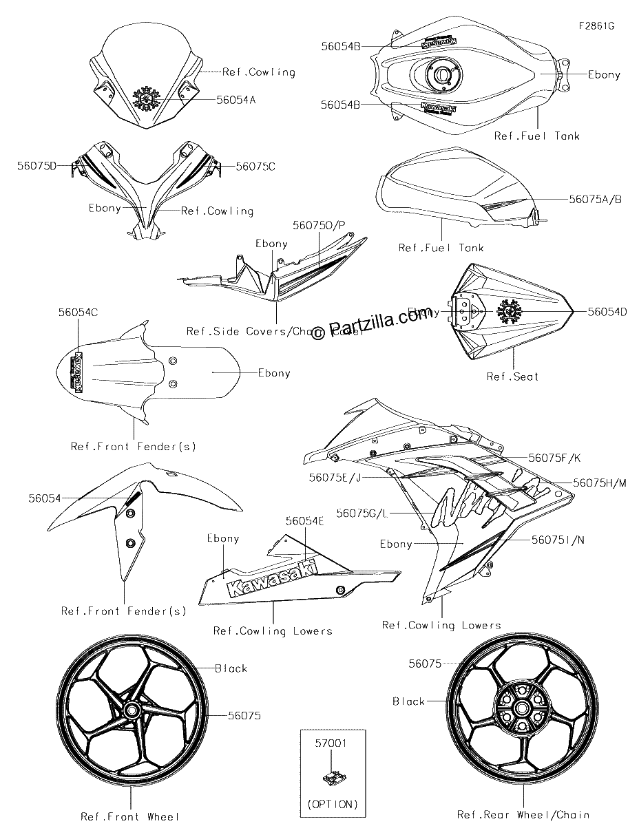 Diagrama de DECALS EBONY BHFB
