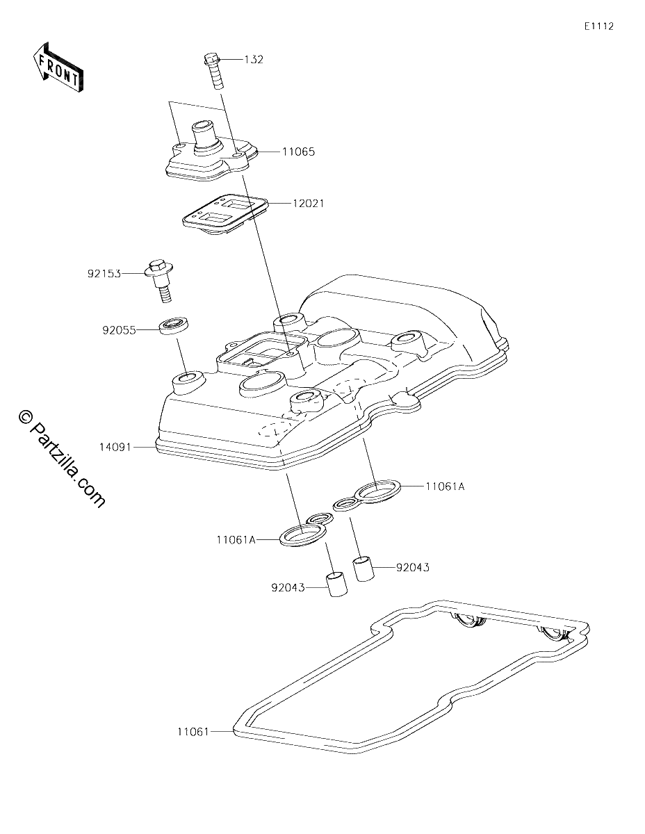 Diagrama de CYLINDER HEAD COVER