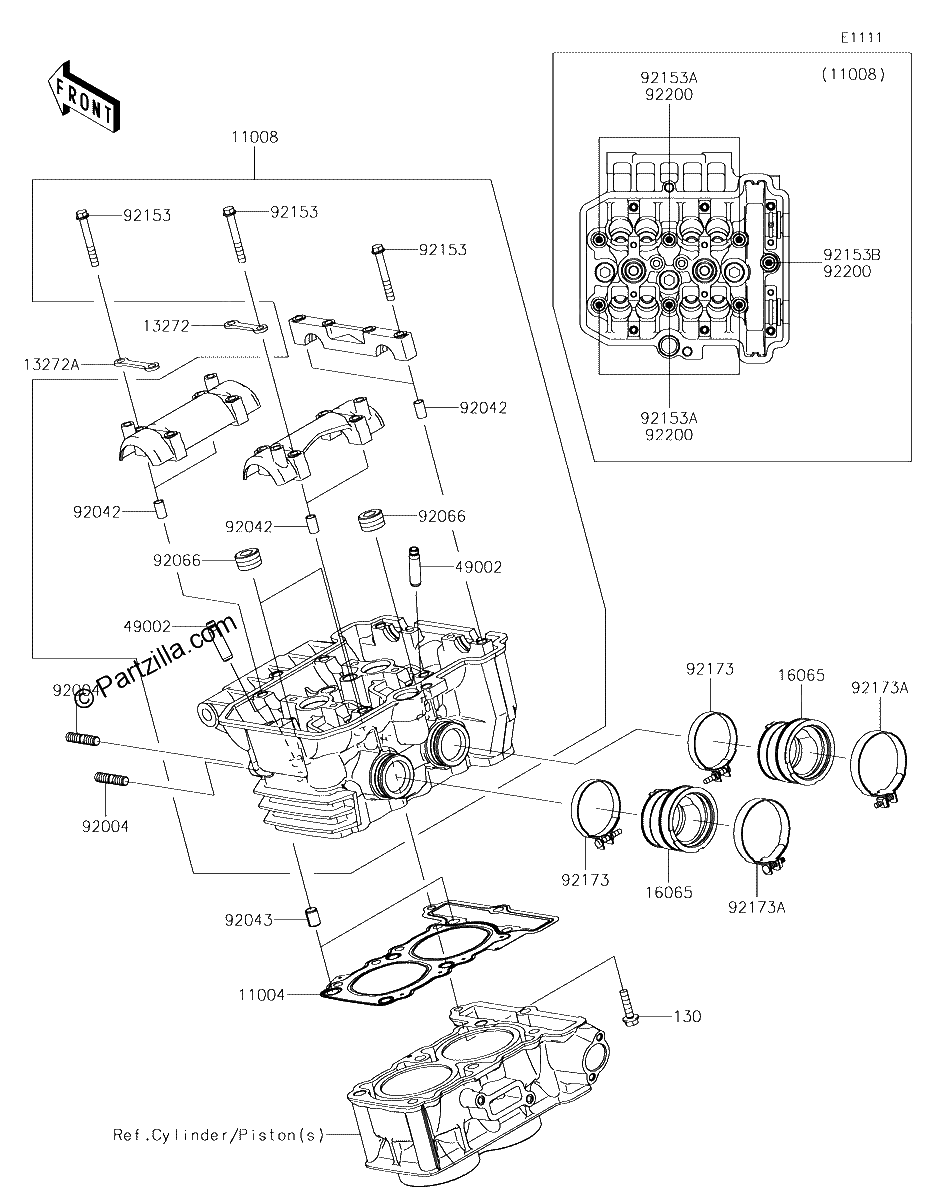 Diagrama de CYLINDER HEAD