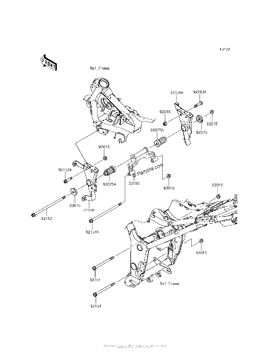 Diagrama de ENGINE MOUNT