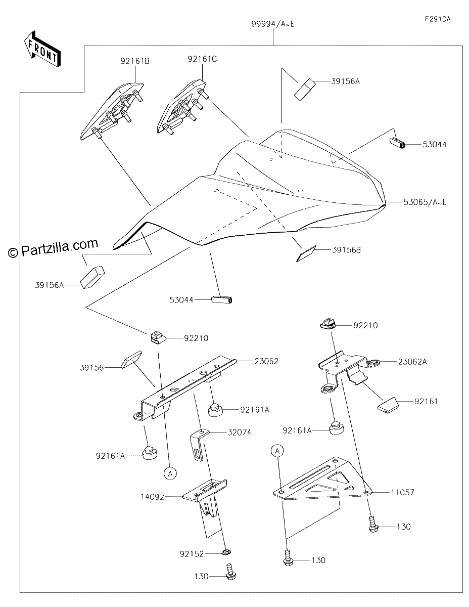 Diagrama de ACCESSORY SINGLE SEAT COVER