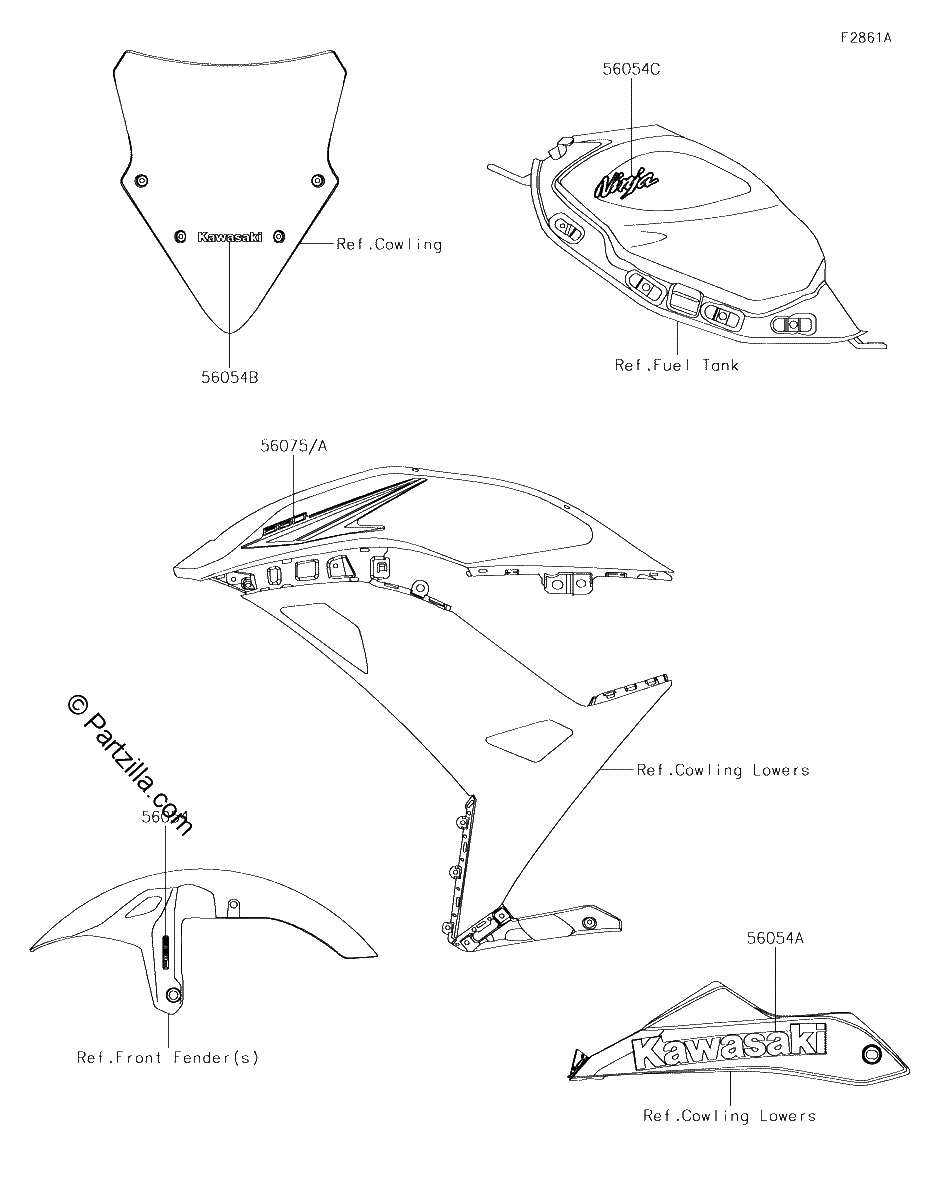 Diagrama de DECALS BLACK KHF
