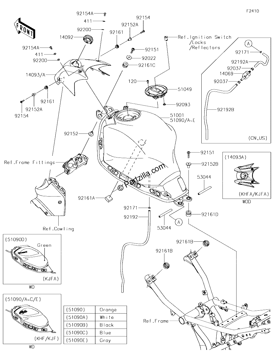 Diagrama de FUEL TANK