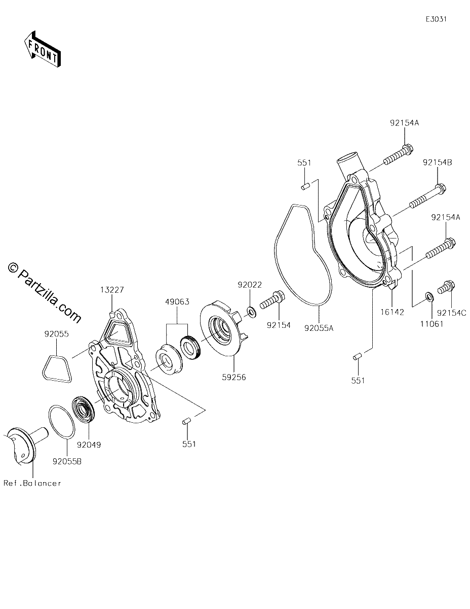Diagrama de WATER PUMP