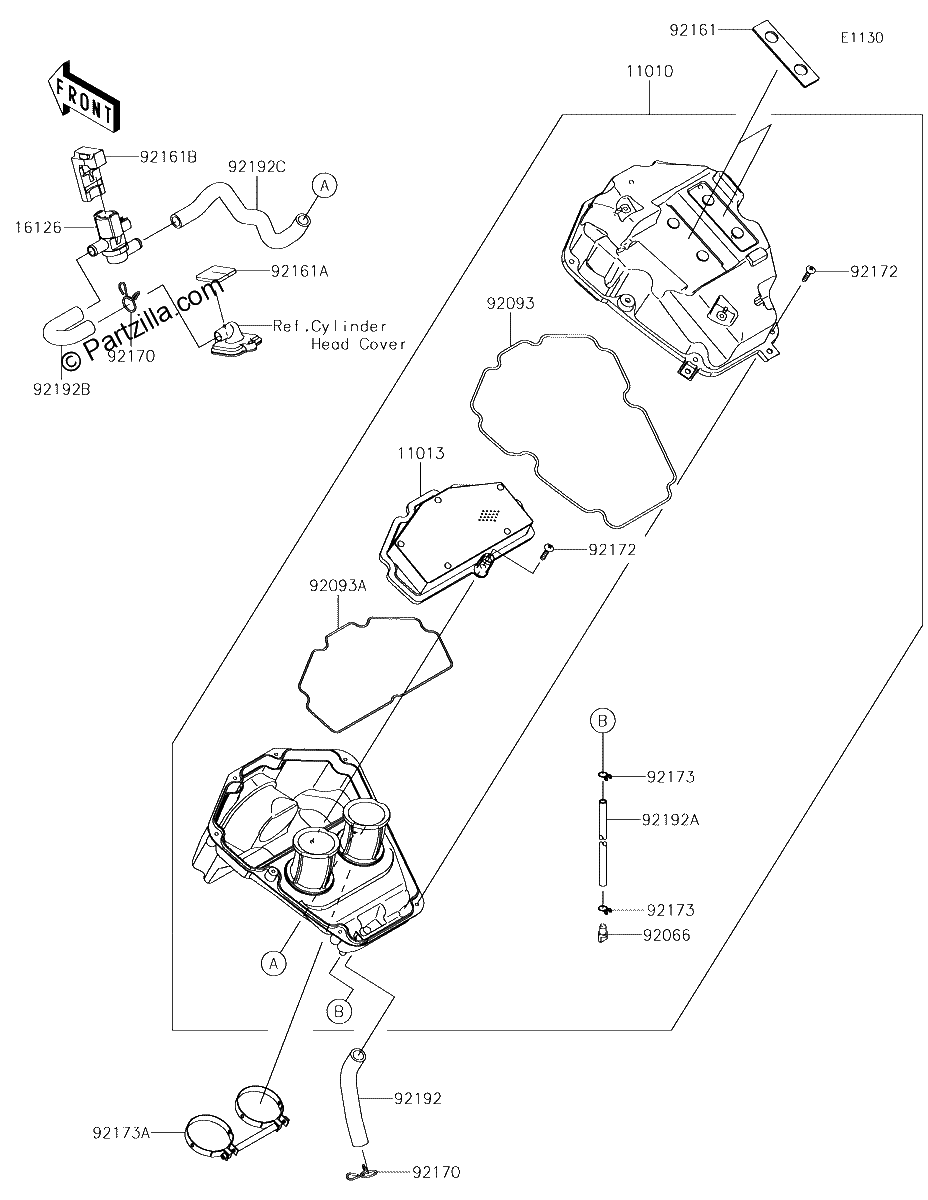 Diagrama de AIR CLEANER