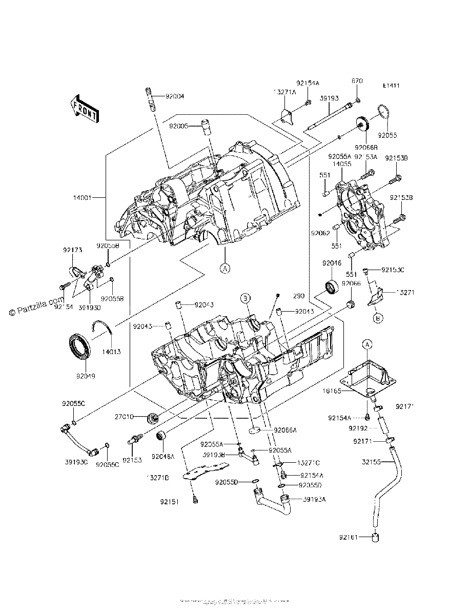 Diagrama de CRANKCASE
