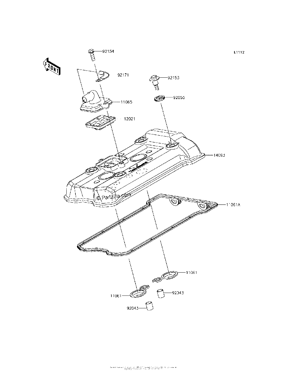 Diagrama de CYLINDER HEAD COVER