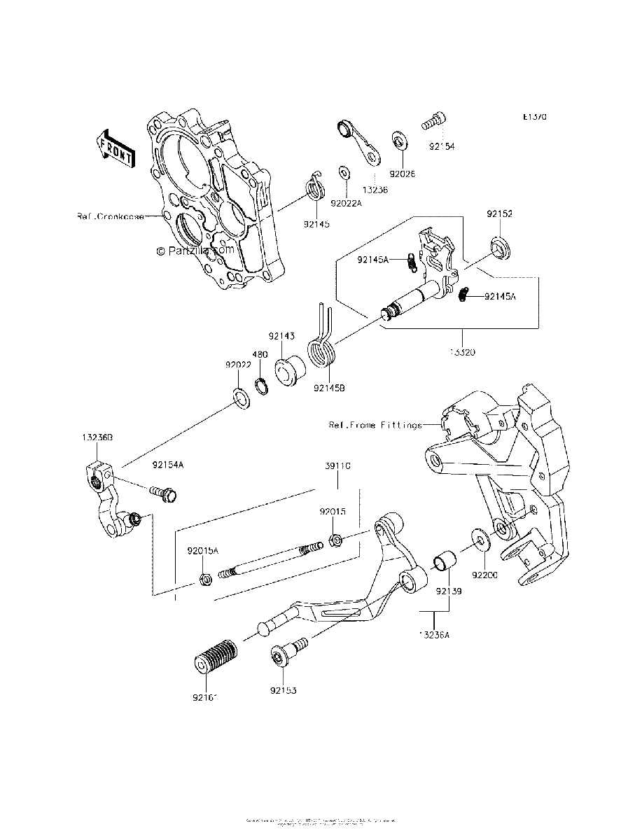 Diagrama de GEAR CHANGE MECHANISM