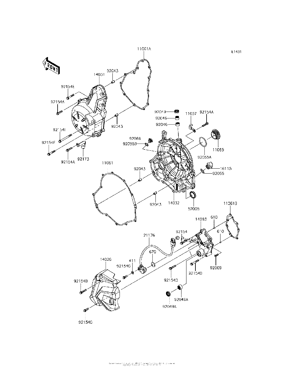 Diagrama de ENGINE COVER S