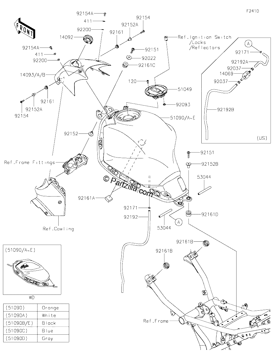 Diagrama de FUEL TANK