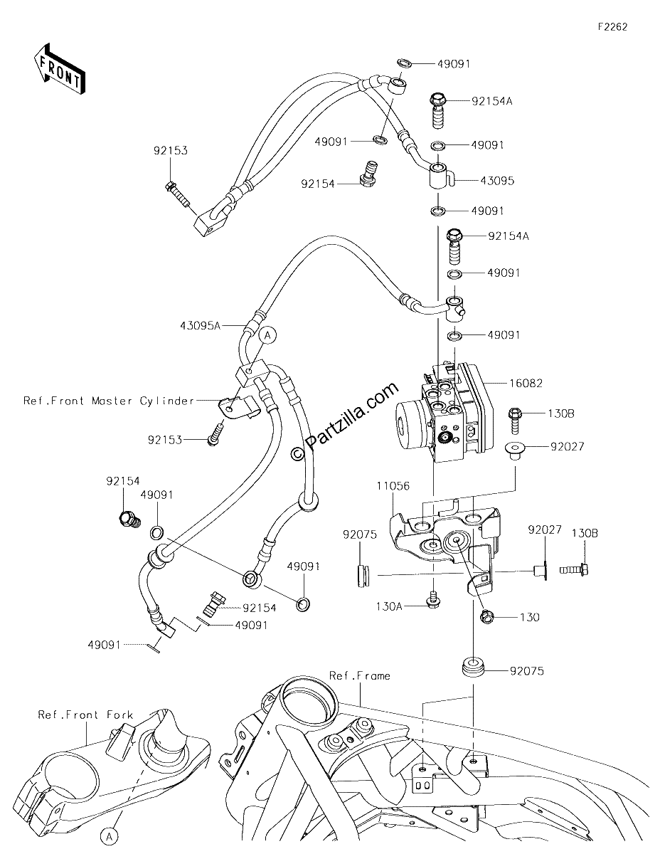 Diagrama de BRAKE PIPING