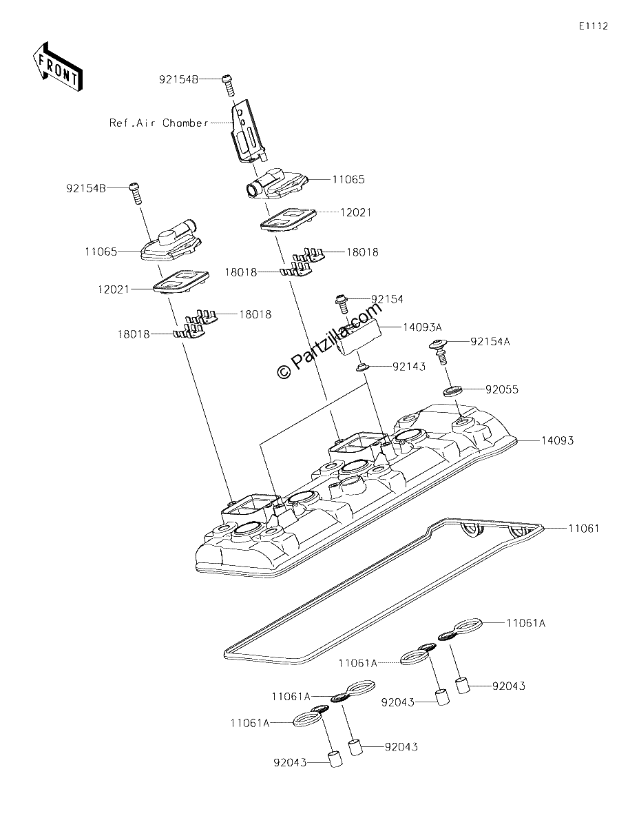 Diagrama de CYLINDER HEAD COVER