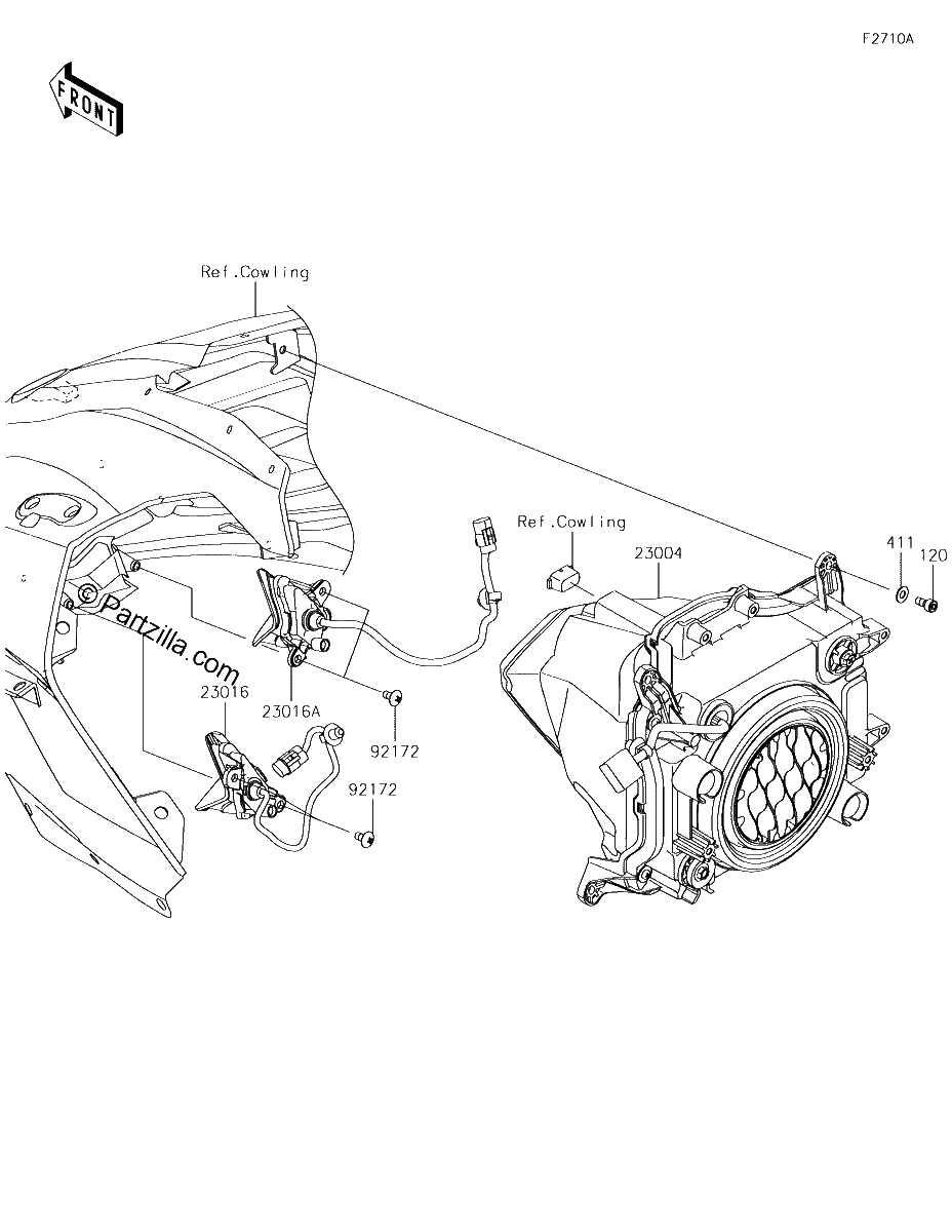Diagrama de HEADLIGHT S XHFA XJFA