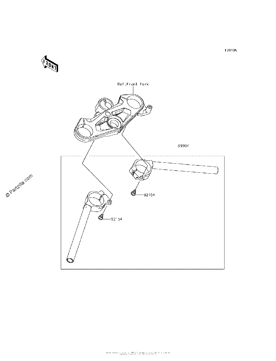 Diagrama de ACCESSORY HANDLE