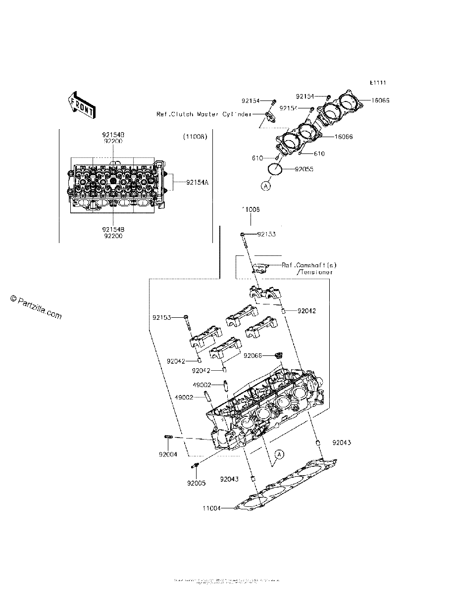 Diagrama de CYLINDER HEAD
