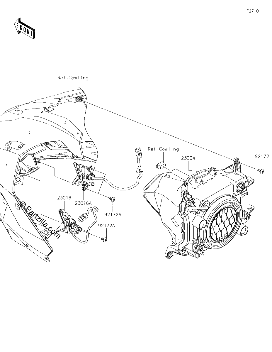 Diagrama de HEADLIGHT S XHF XJF