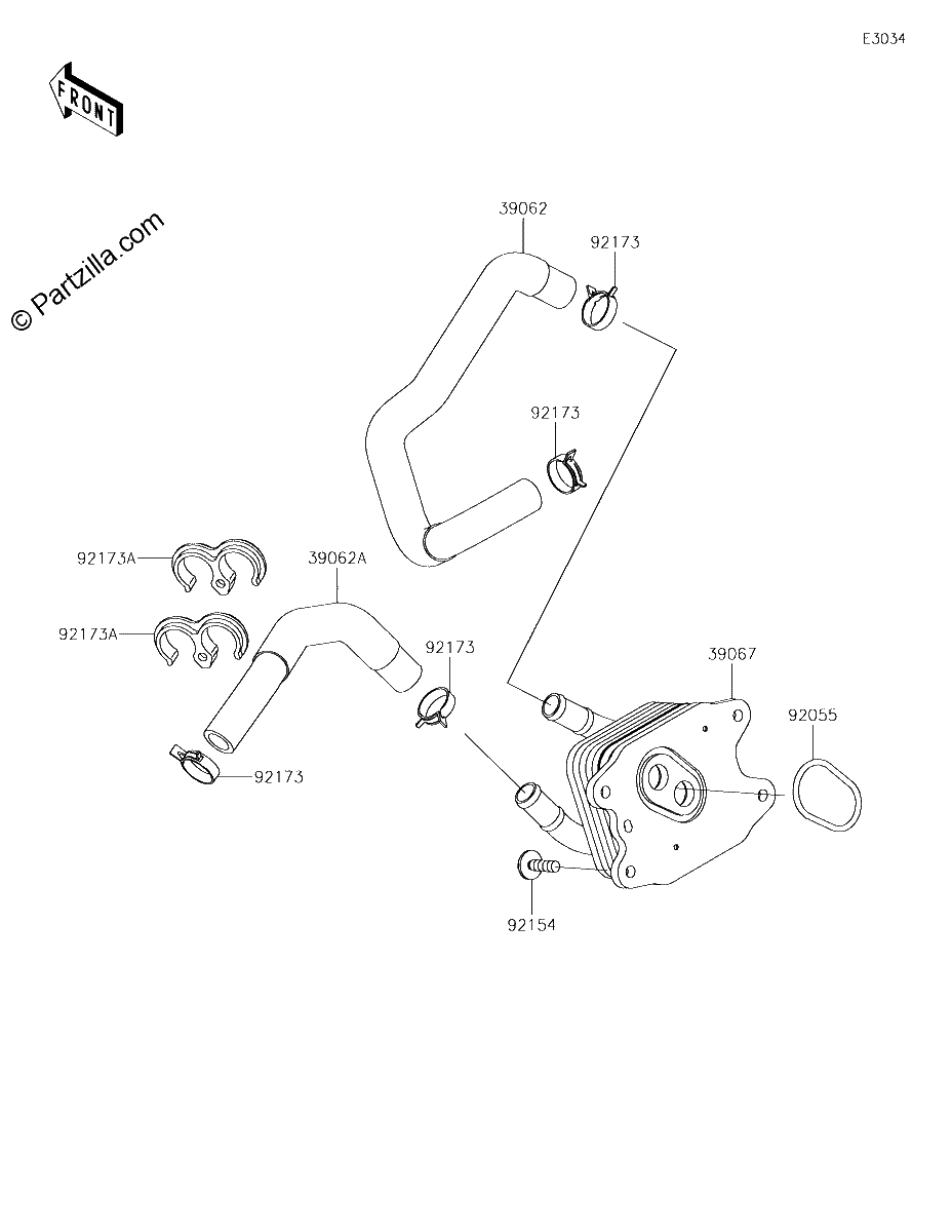 Diagrama de OIL COOLER