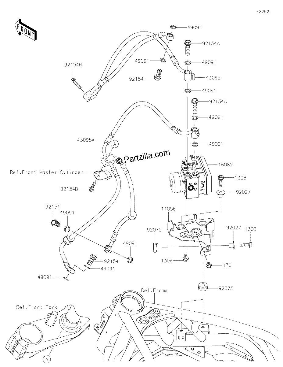 Diagrama de BRAKE PIPING