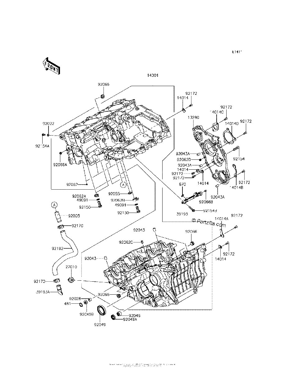 Diagrama de CRANKCASE