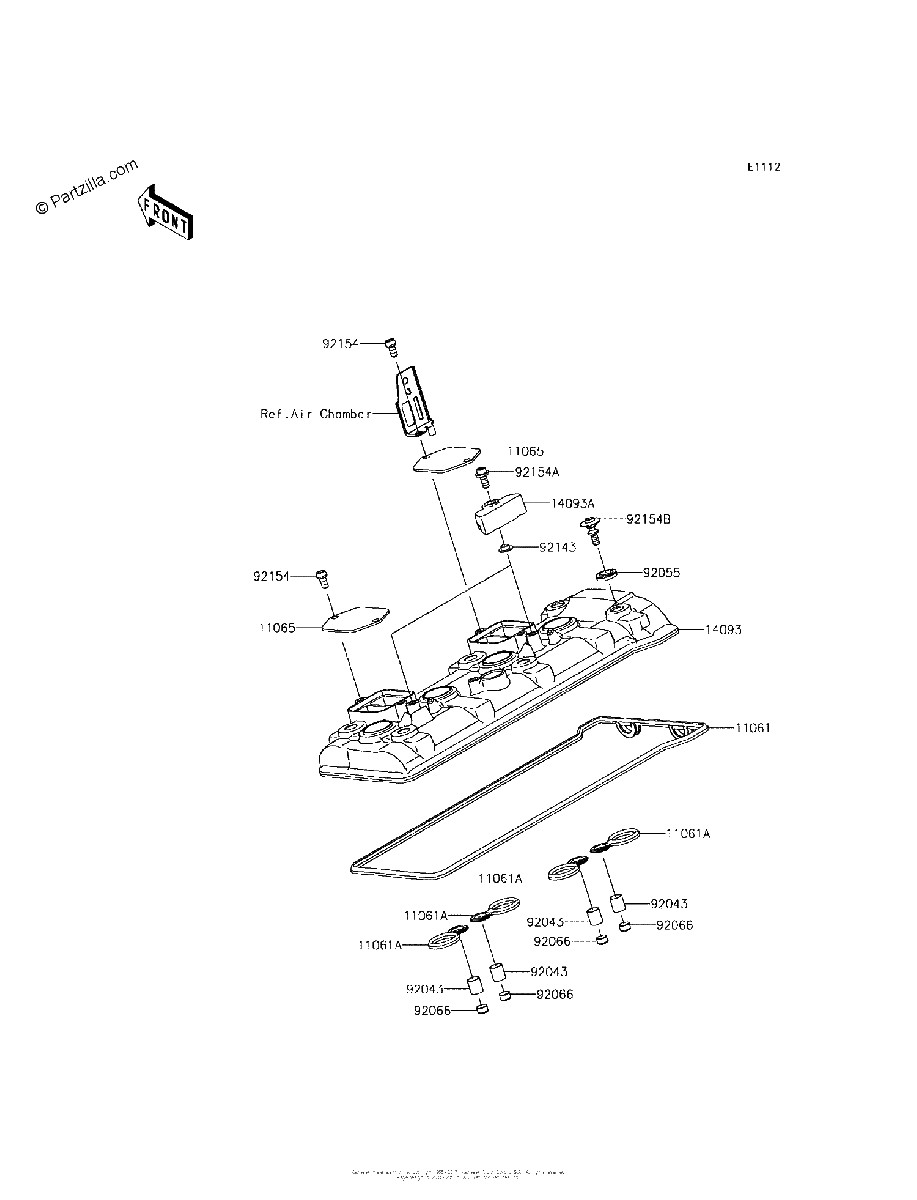 Diagrama de CYLINDER HEAD COVER