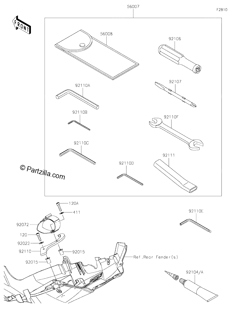 Diagrama de OWNER S TOOLS