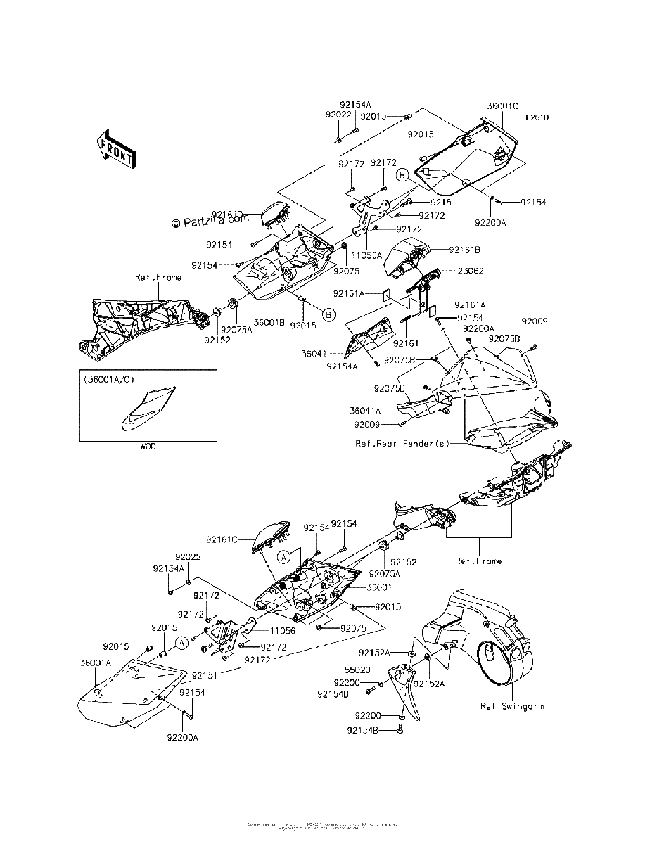Diagrama de SIDE COVERS CHAIN COVER