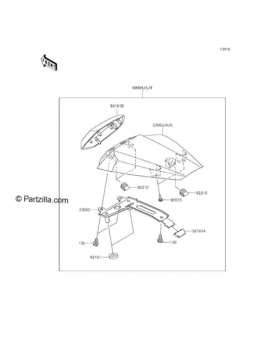 Diagrama de ACCESSORY SINGLE SEAT COVER