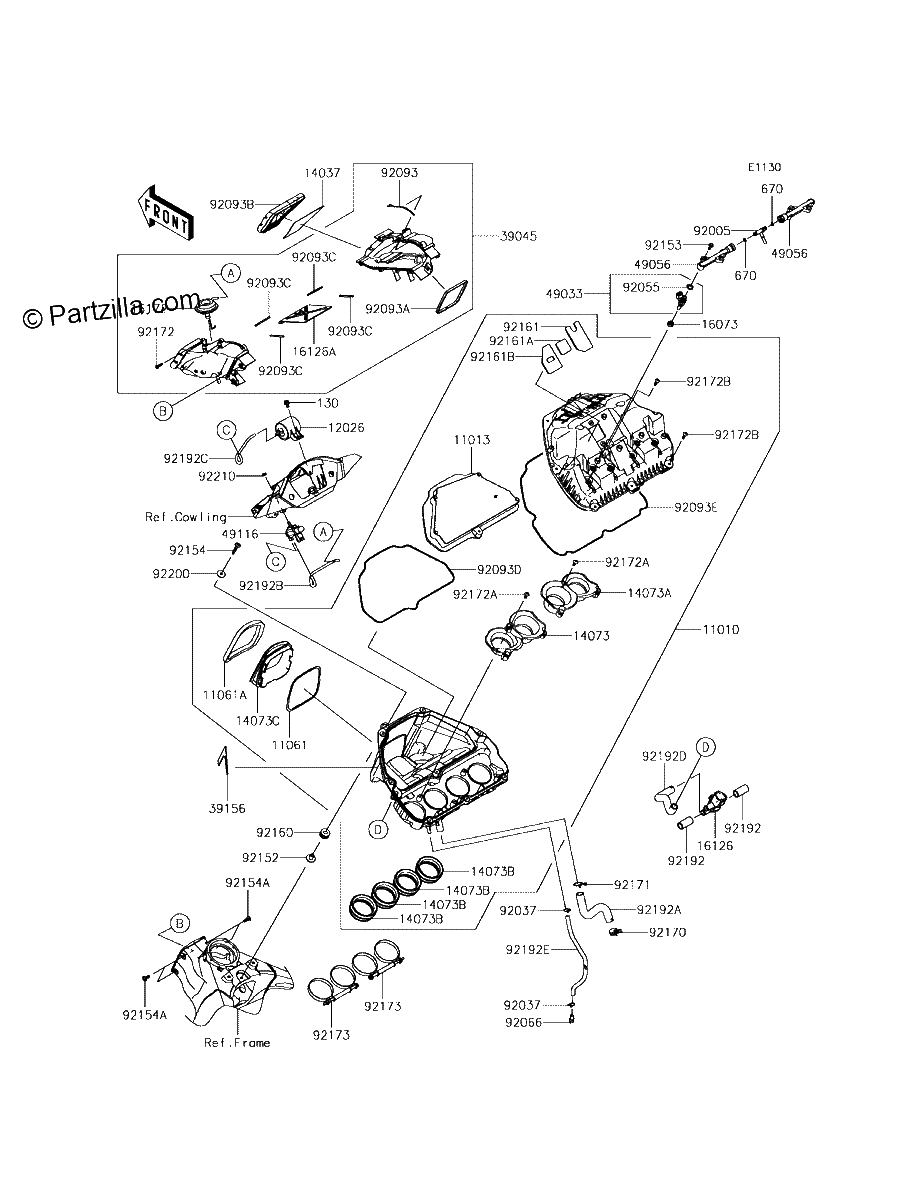 Diagrama de AIR CLEANER