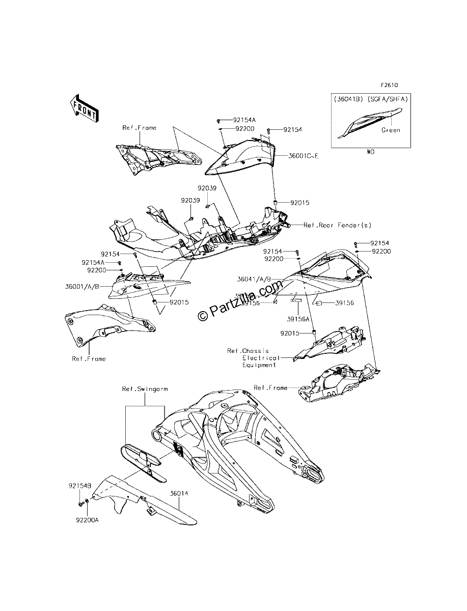 Diagrama de SIDE COVERS CHAIN COVER