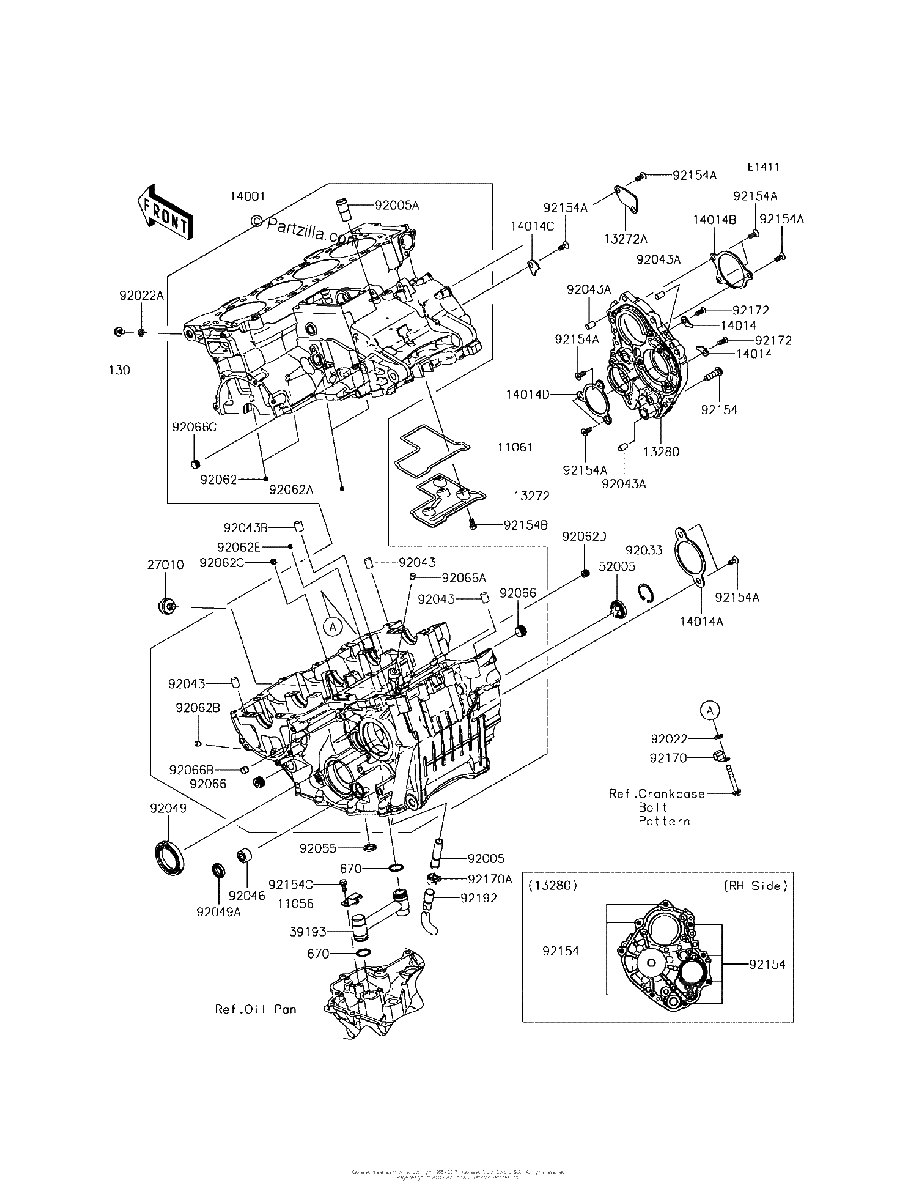 Diagrama de CRANKCASE
