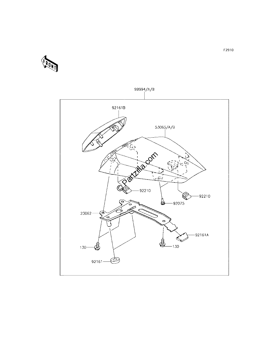 Diagrama de ACCESSORY SINGLE SEAT COVER