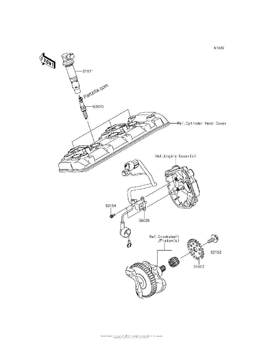 Diagrama de IGNITION SYSTEM
