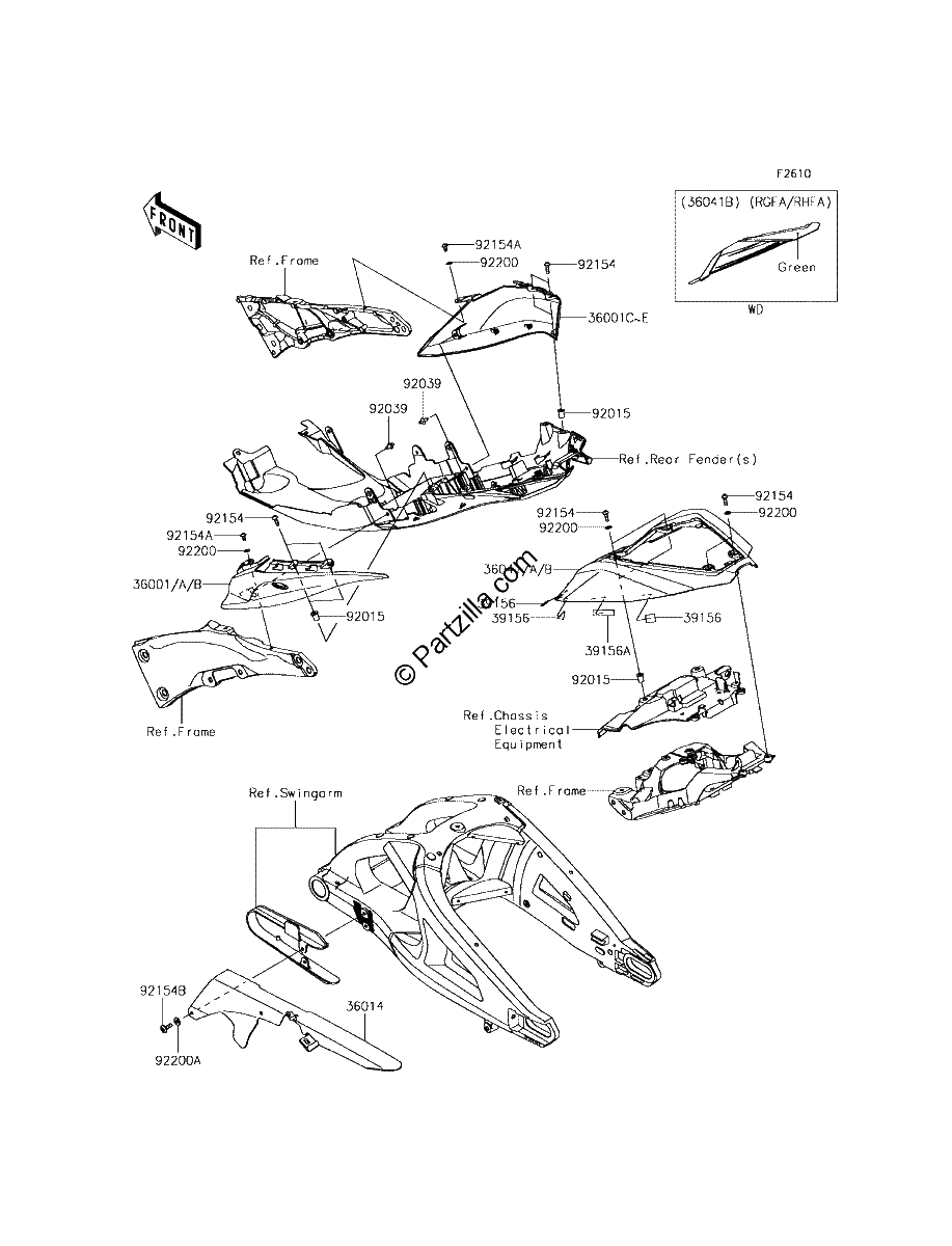 Diagrama de SIDE COVERS CHAIN COVER