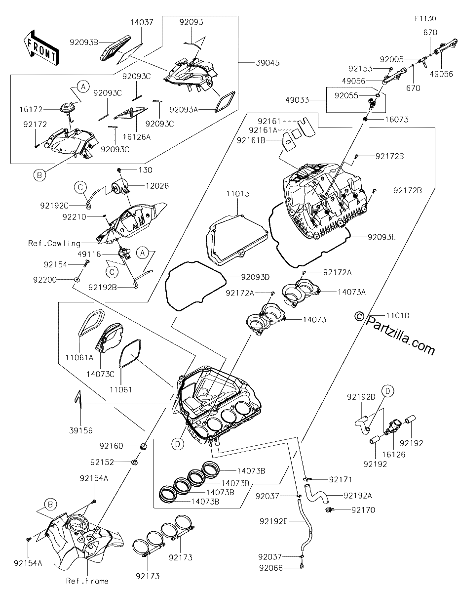 Diagrama de AIR CLEANER