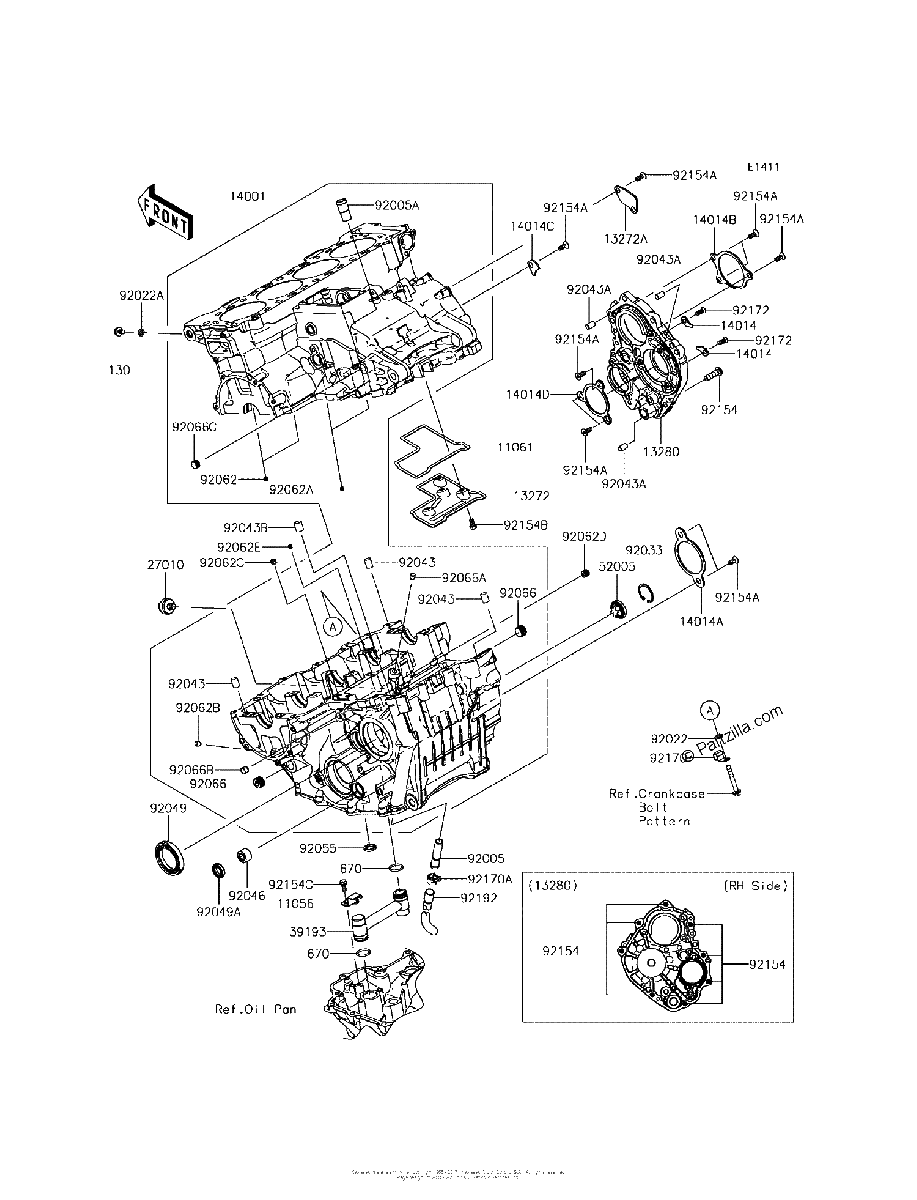 Diagrama de CRANKCASE