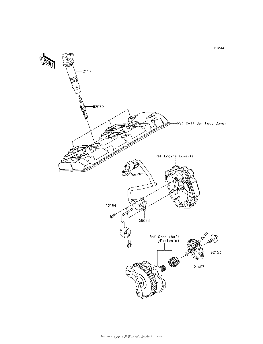 Diagrama de IGNITION SYSTEM
