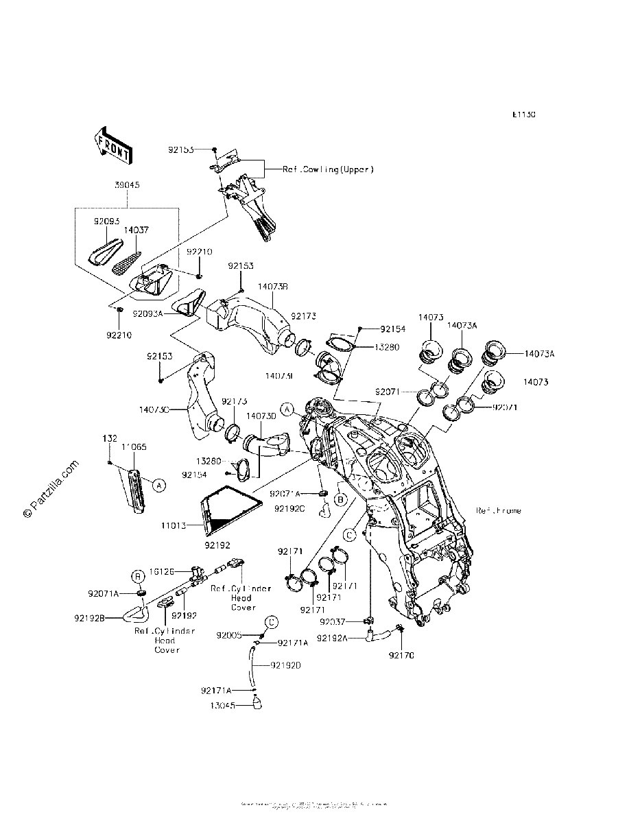 Diagrama de AIR CLEANER