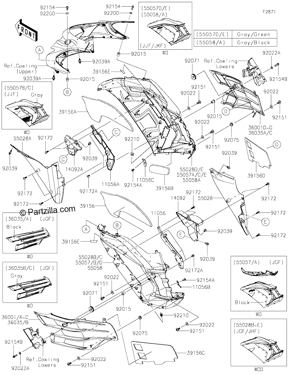 Diagrama de COWLING CENTER