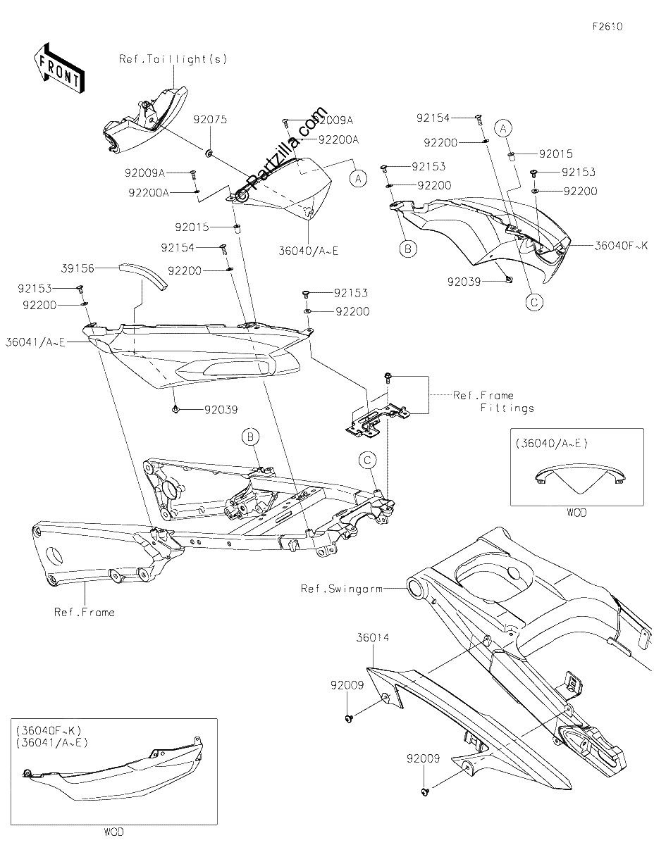 Diagrama de SIDE COVERS CHAIN COVER