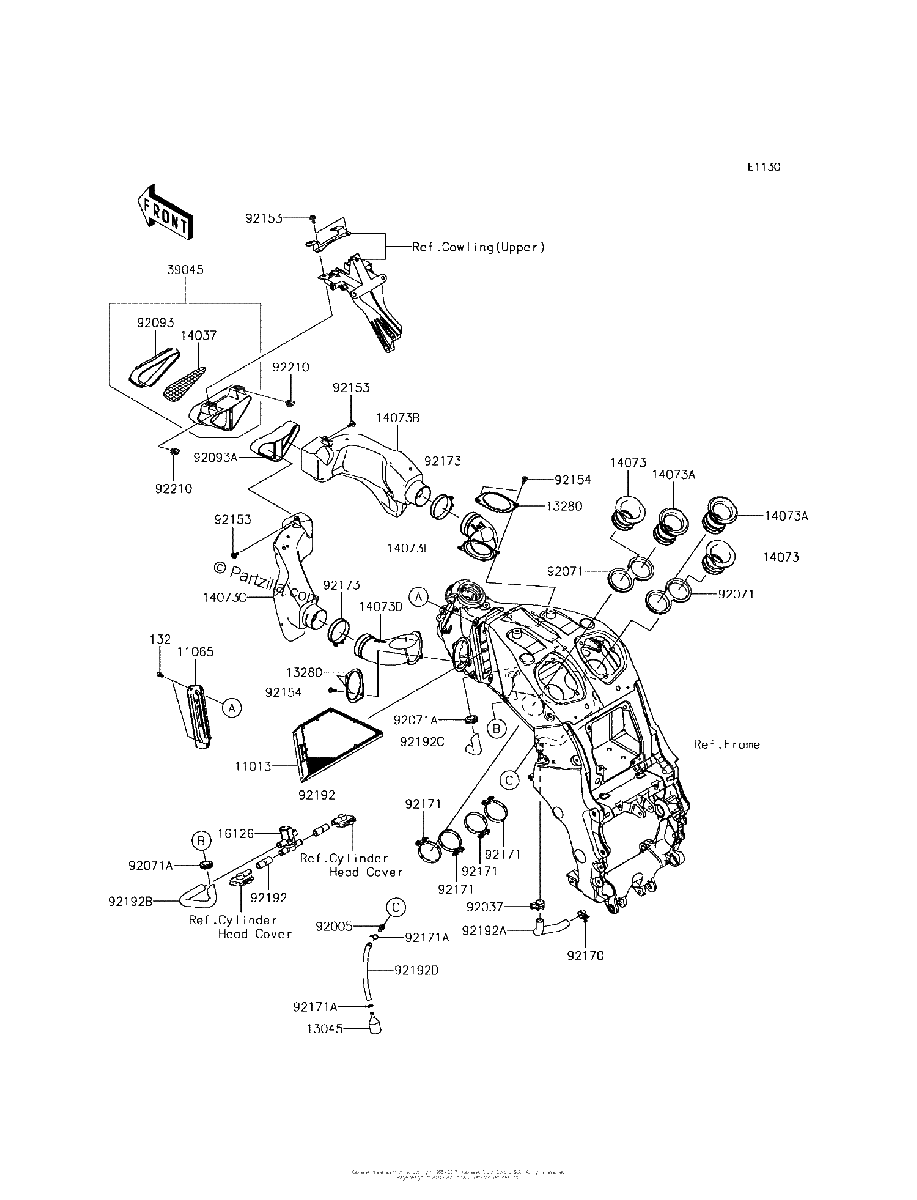 Diagrama de AIR CLEANER