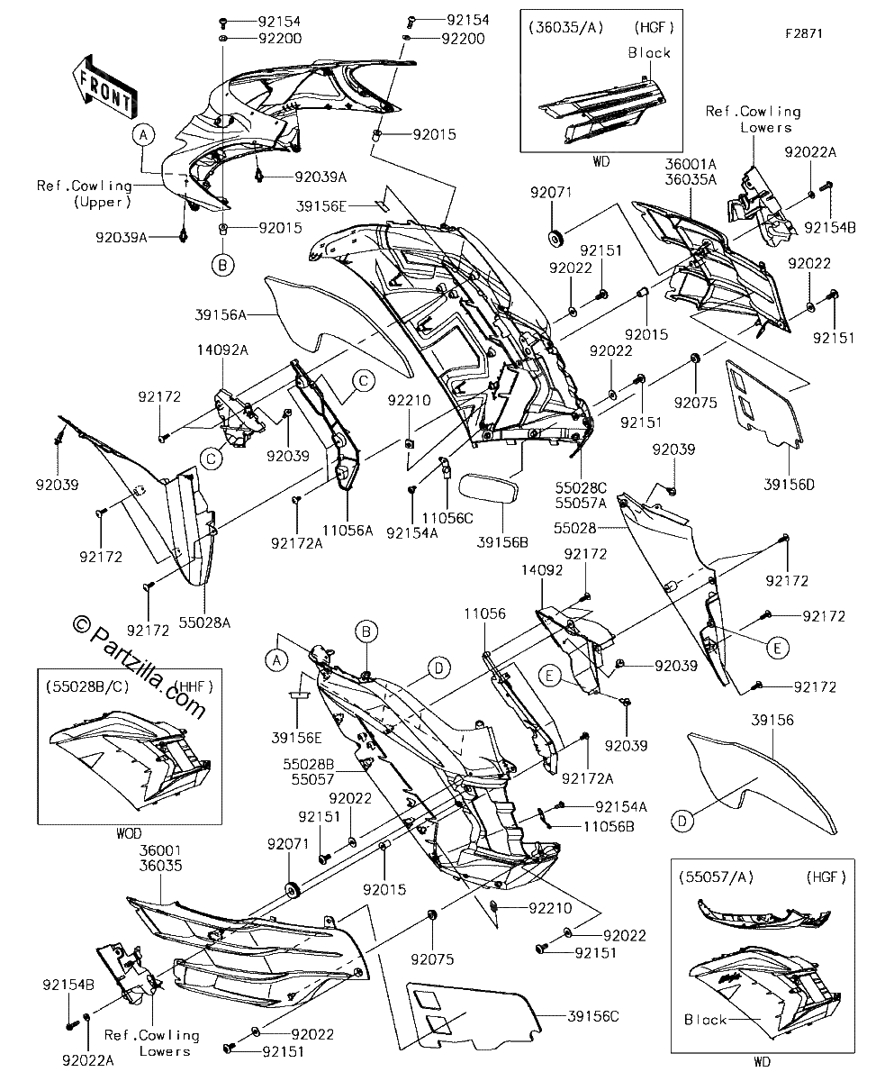 Diagrama de COWLING CENTER