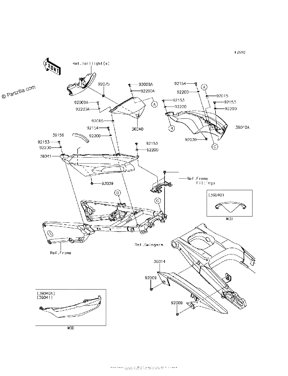Diagrama de SIDE COVERS CHAIN COVER
